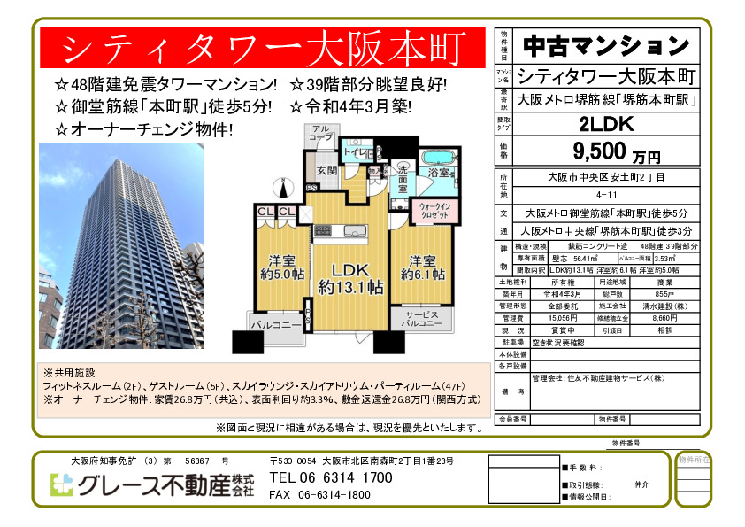 今月の新物件です。