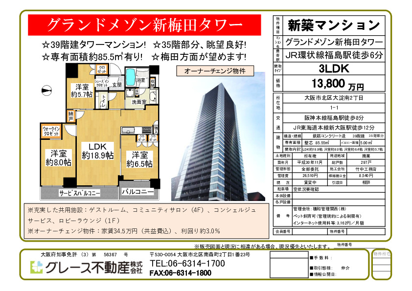 今週の新物件です。