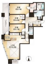 レジデンスタワー上本町