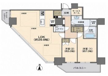 リバ一ガ一デンタワー　上町台筆ヶ崎
